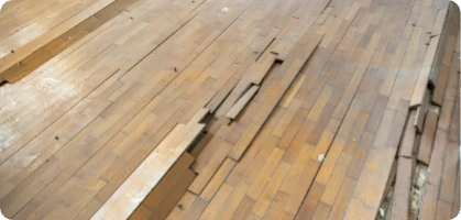 Unsafe stairs and floors